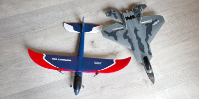 Srovnání RC modelů letadel – RC letadlo Redwings vs. RC stíhačka MINATOR F-22